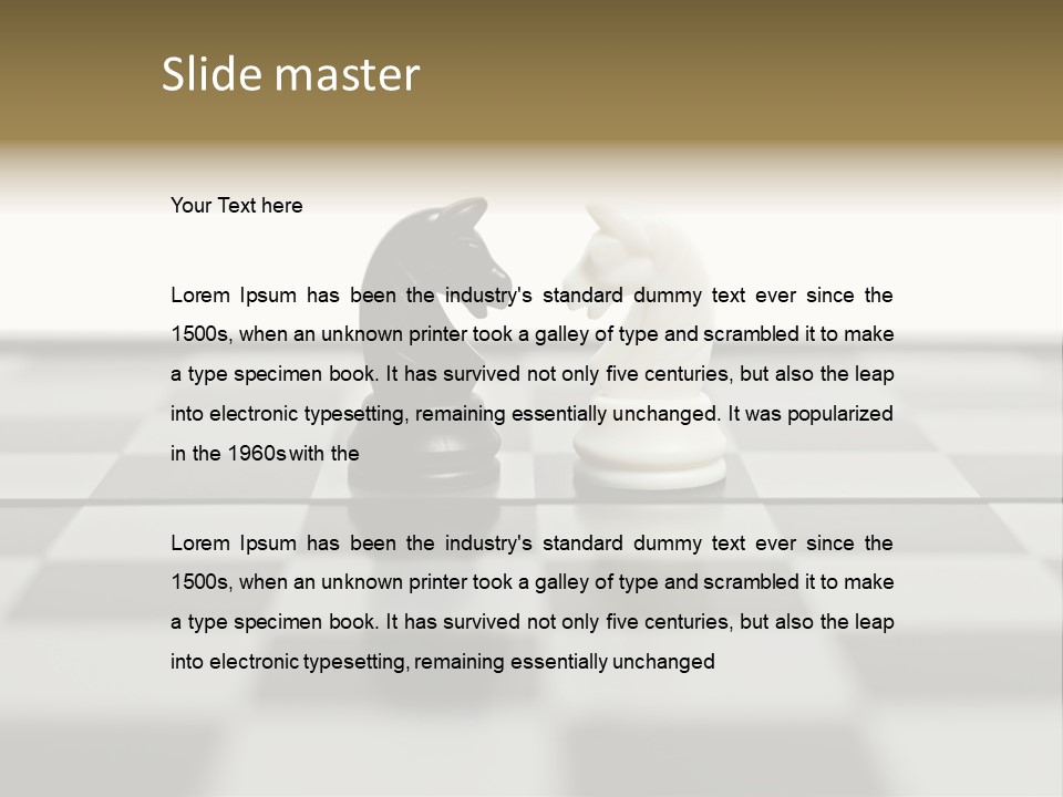 Set White Intelligence PowerPoint Template