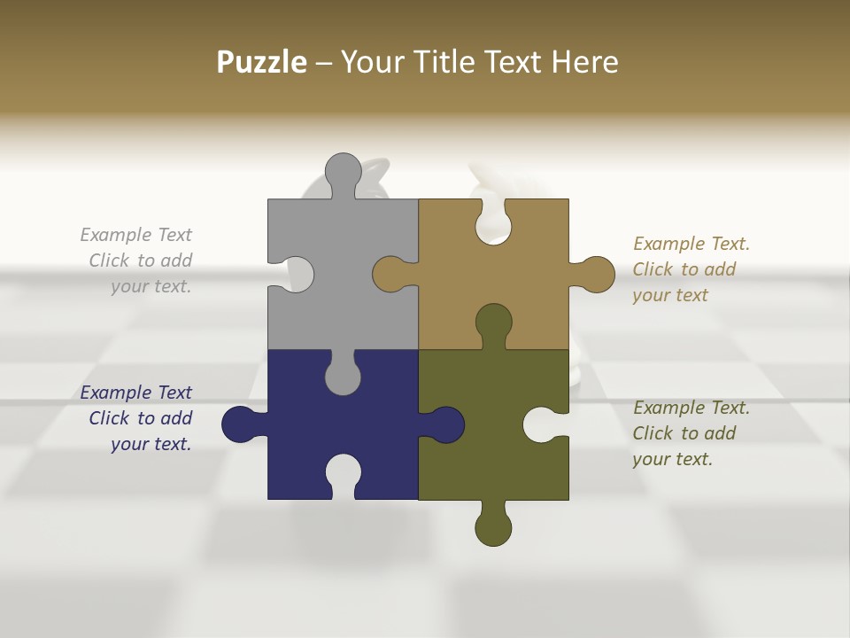 Set White Intelligence PowerPoint Template