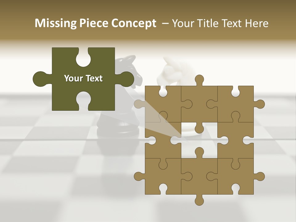 Set White Intelligence PowerPoint Template