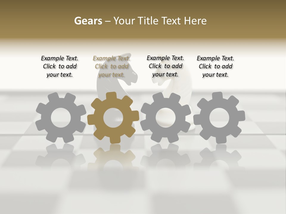 Set White Intelligence PowerPoint Template