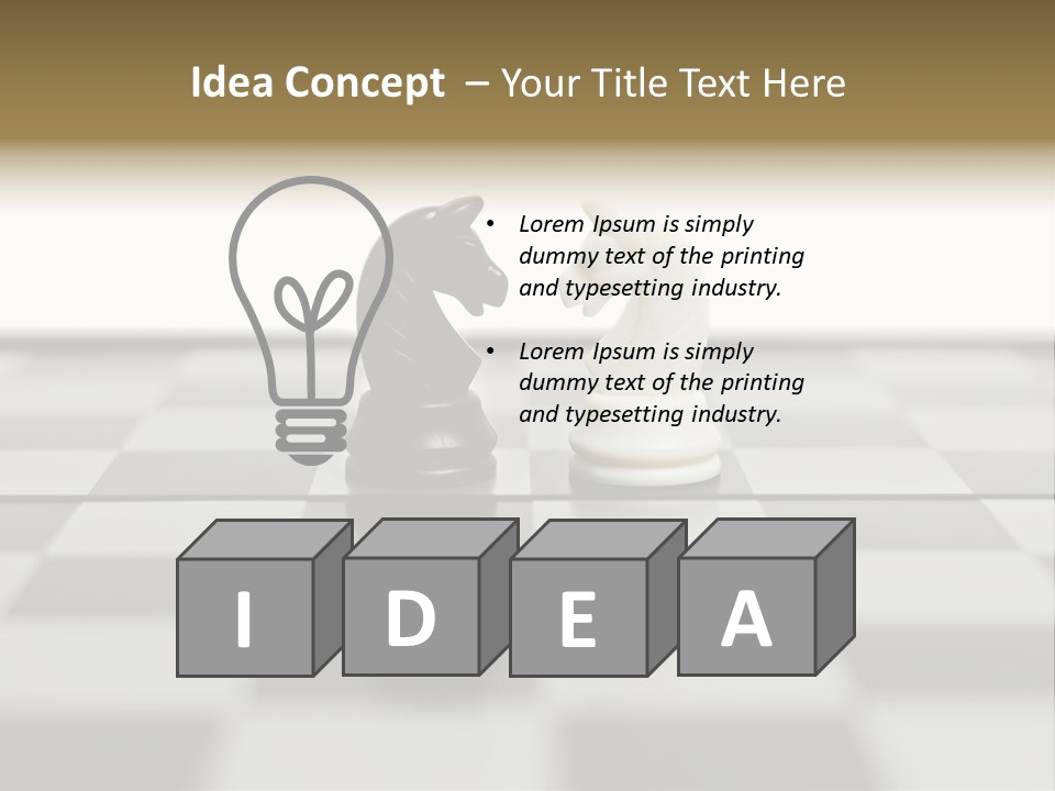 Set White Intelligence PowerPoint Template