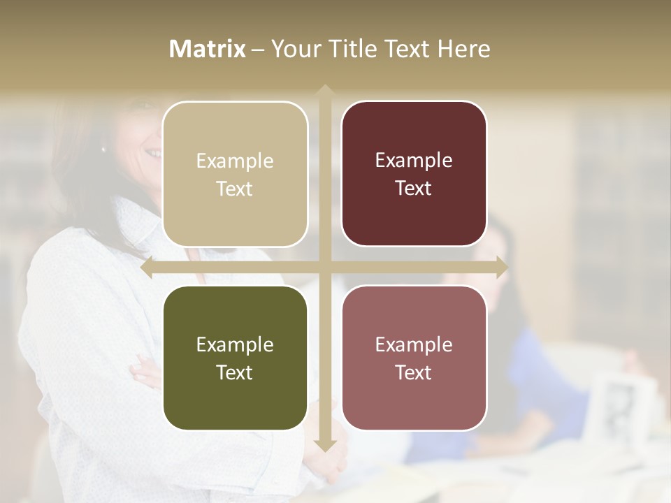 Work Arms Crossed Friendship PowerPoint Template