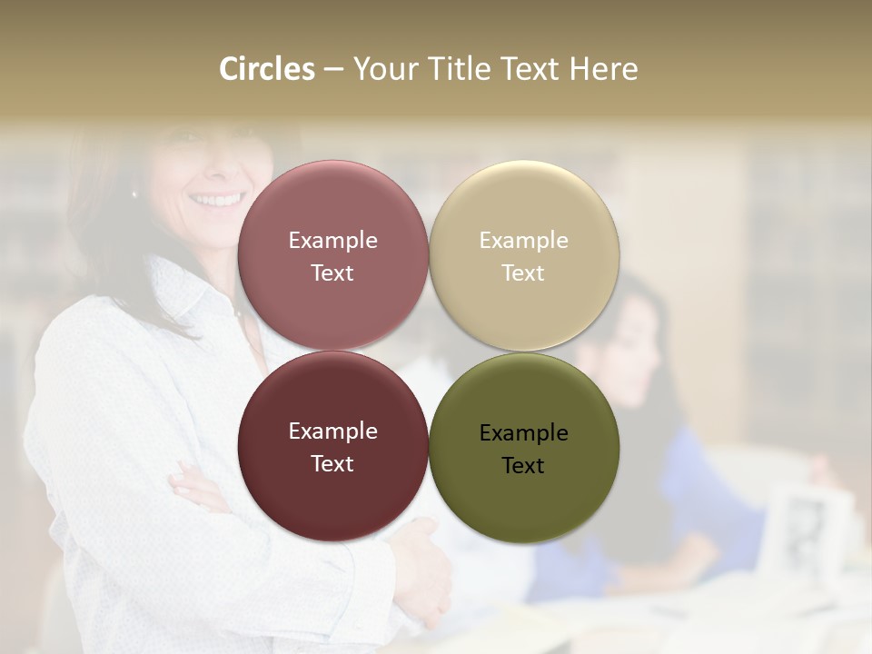 Work Arms Crossed Friendship PowerPoint Template