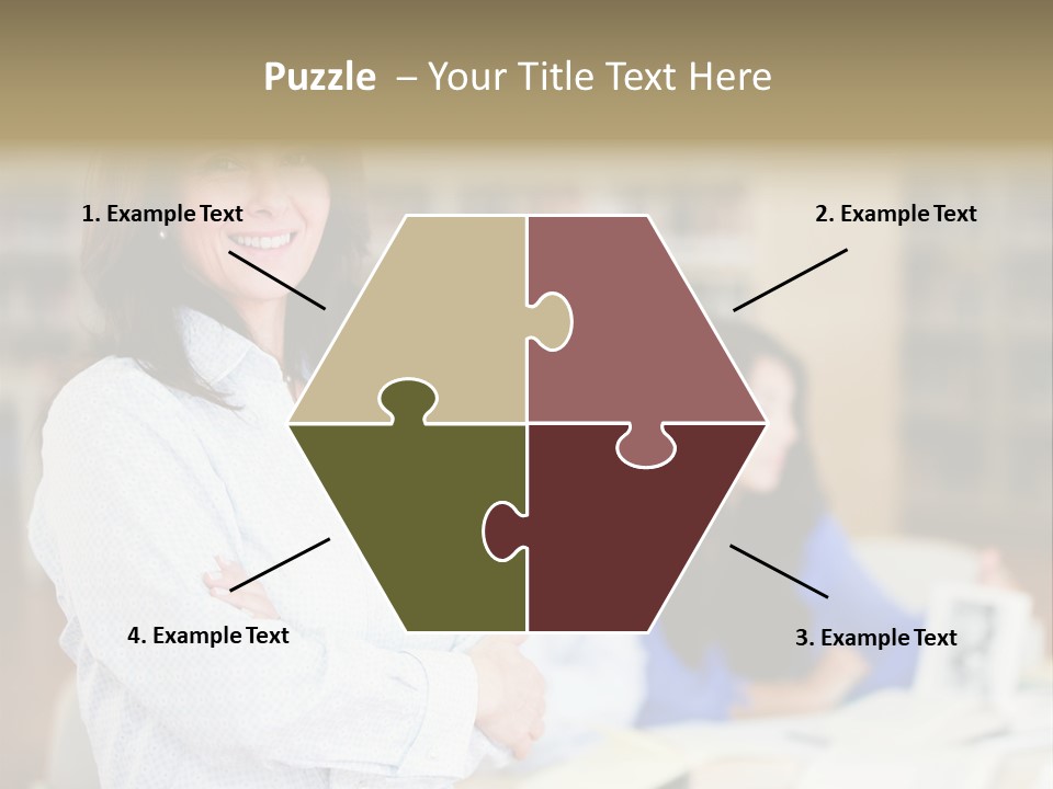 Work Arms Crossed Friendship PowerPoint Template