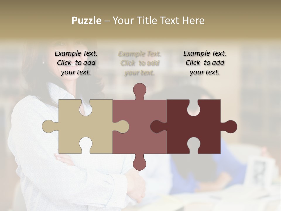 Work Arms Crossed Friendship PowerPoint Template