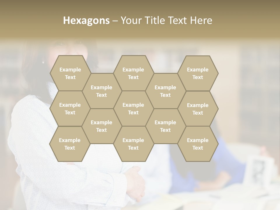 Work Arms Crossed Friendship PowerPoint Template