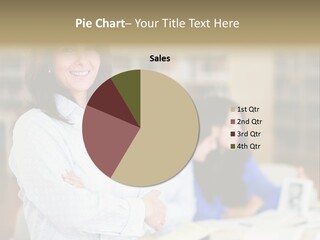 Work Arms Crossed Friendship PowerPoint Template
