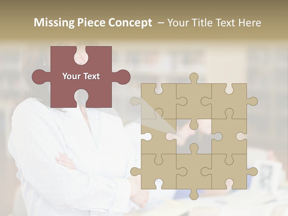 Work Arms Crossed Friendship PowerPoint Template