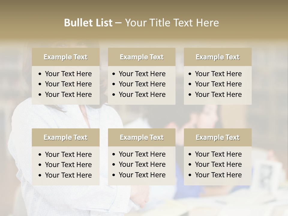 Work Arms Crossed Friendship PowerPoint Template
