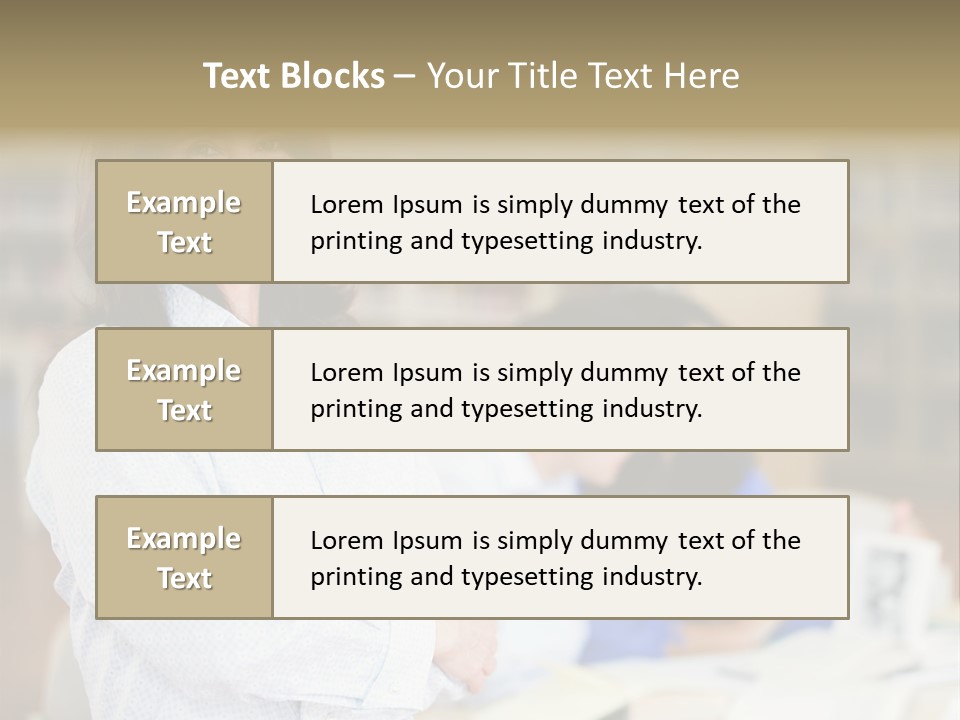 Work Arms Crossed Friendship PowerPoint Template