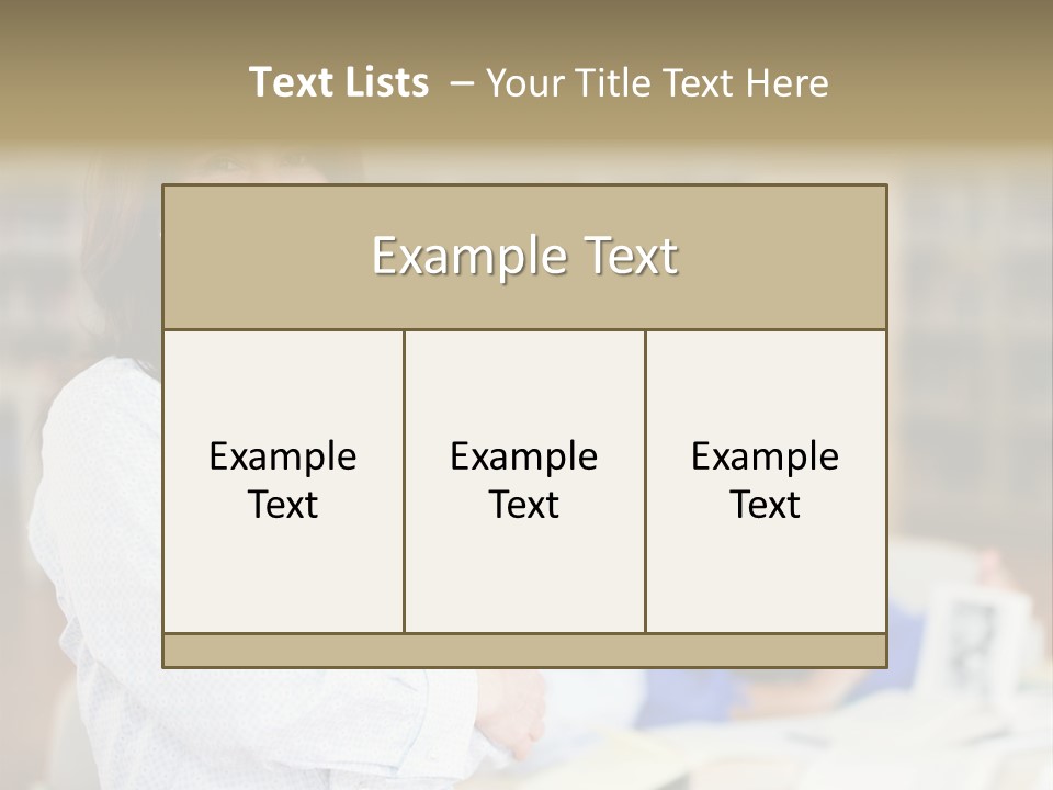 Work Arms Crossed Friendship PowerPoint Template