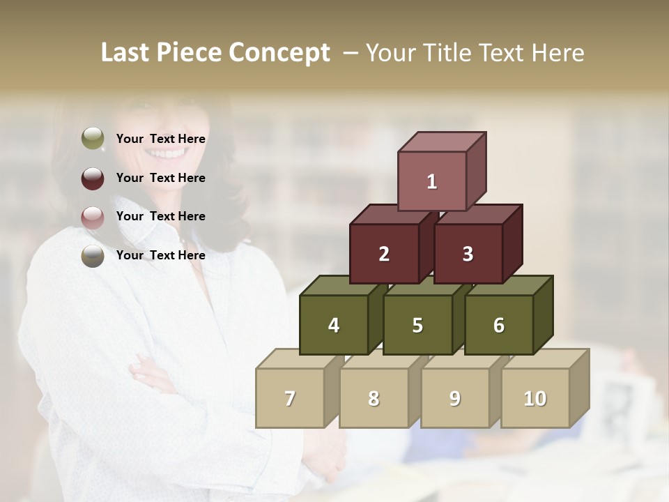 Work Arms Crossed Friendship PowerPoint Template