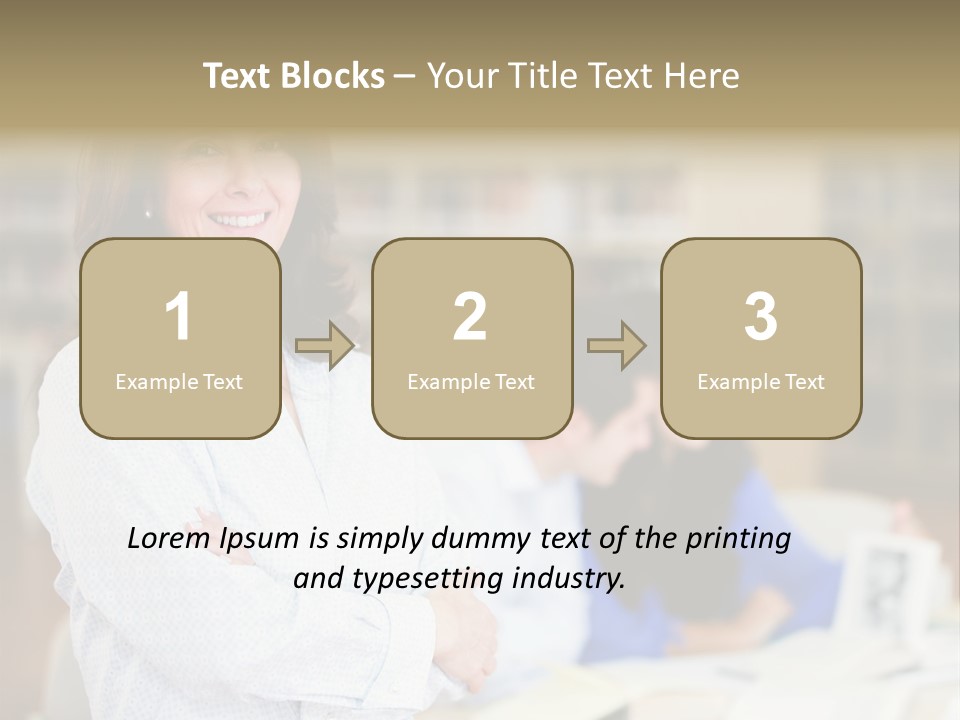 Work Arms Crossed Friendship PowerPoint Template