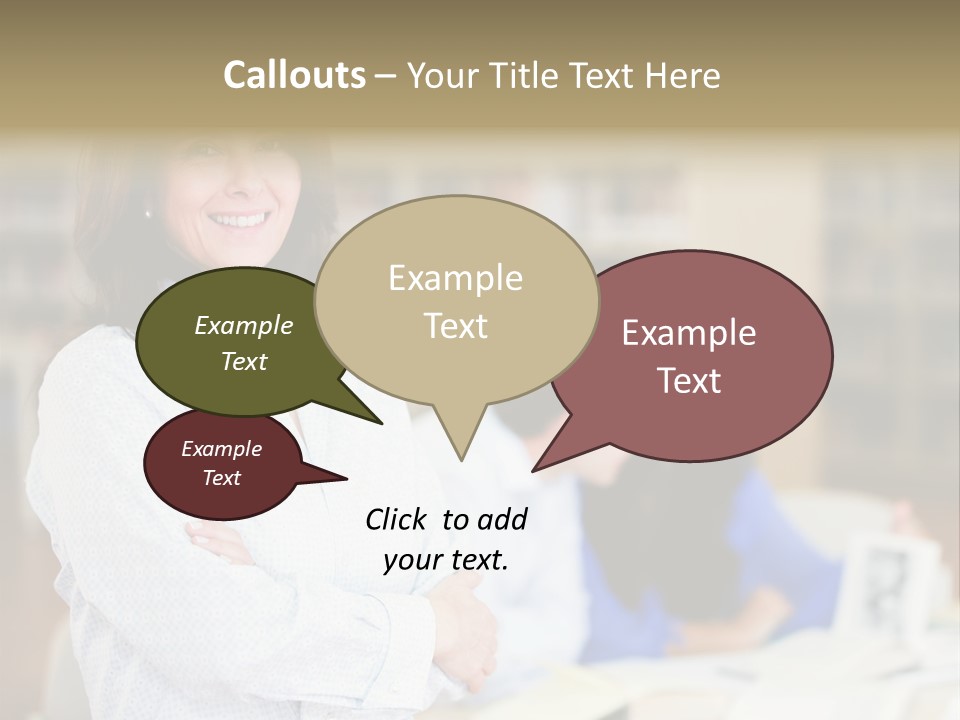 Work Arms Crossed Friendship PowerPoint Template