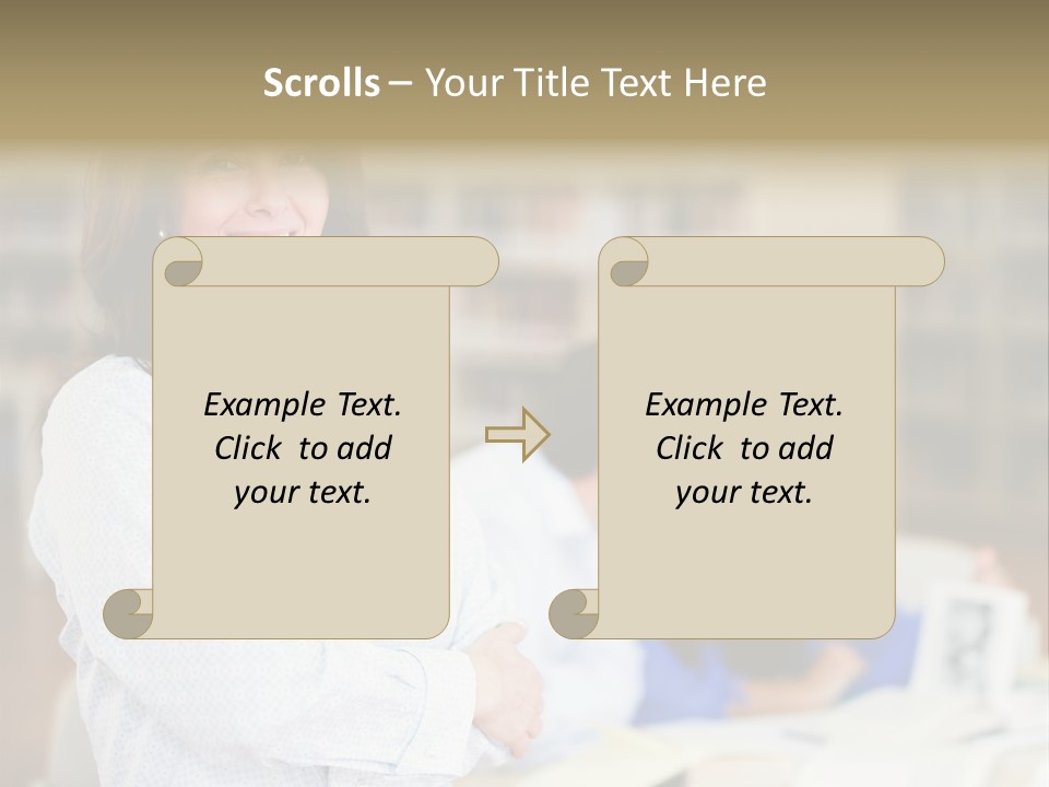 Work Arms Crossed Friendship PowerPoint Template