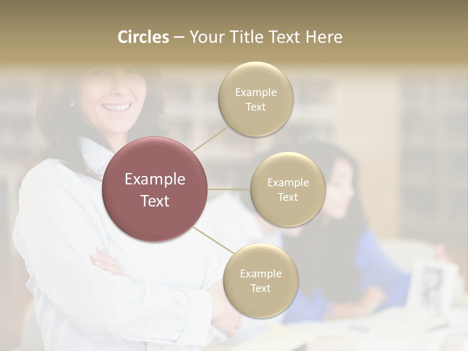 Work Arms Crossed Friendship PowerPoint Template