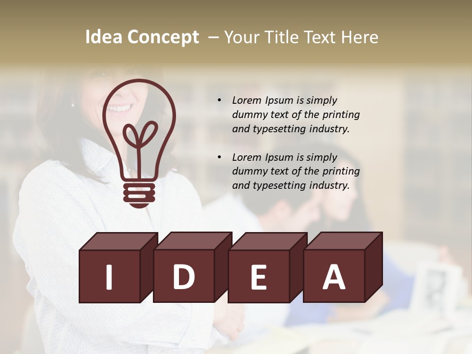 Work Arms Crossed Friendship PowerPoint Template