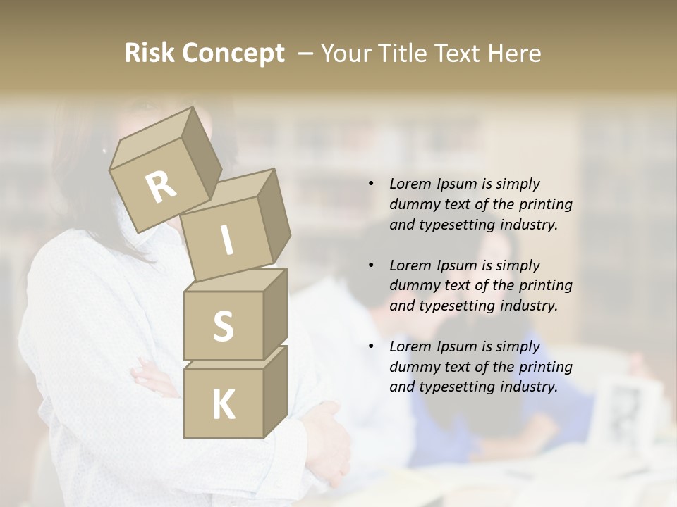 Work Arms Crossed Friendship PowerPoint Template