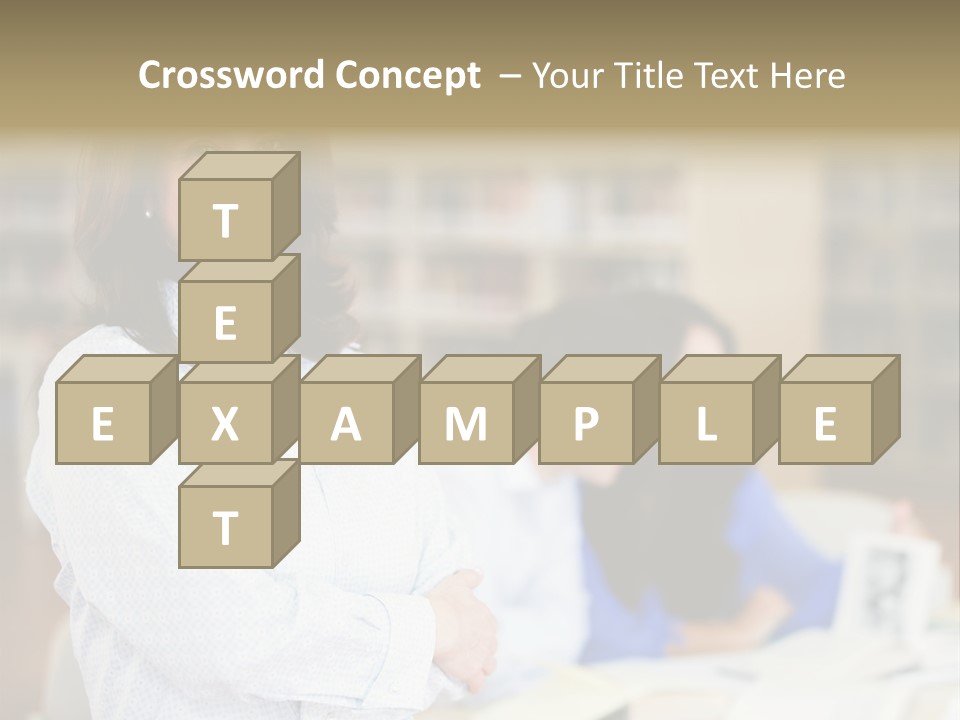 Work Arms Crossed Friendship PowerPoint Template