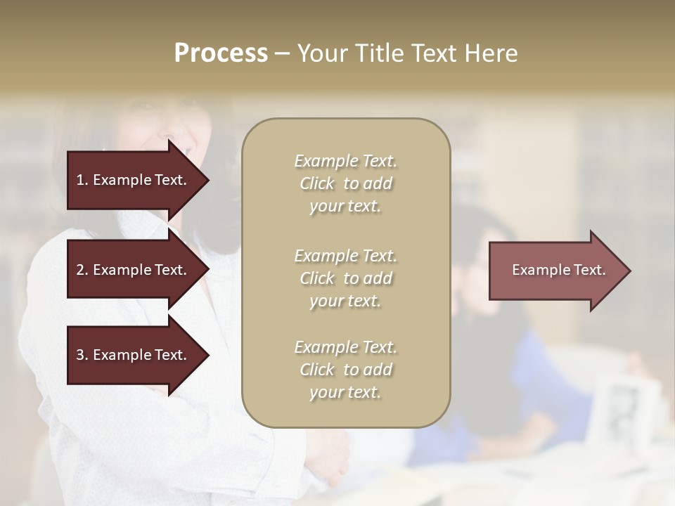 Work Arms Crossed Friendship PowerPoint Template
