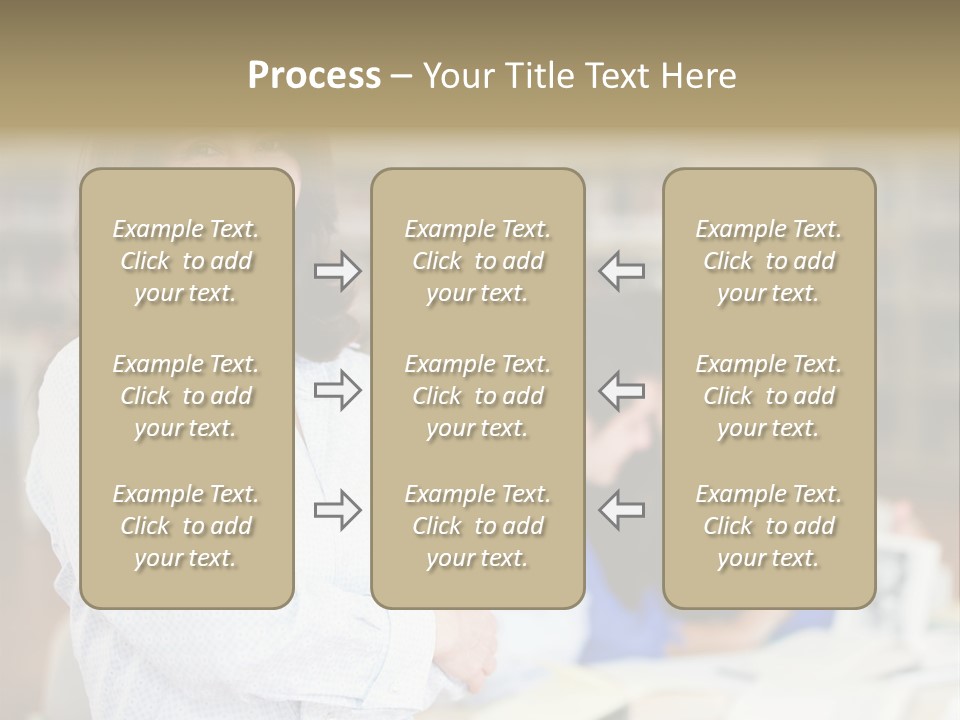 Work Arms Crossed Friendship PowerPoint Template
