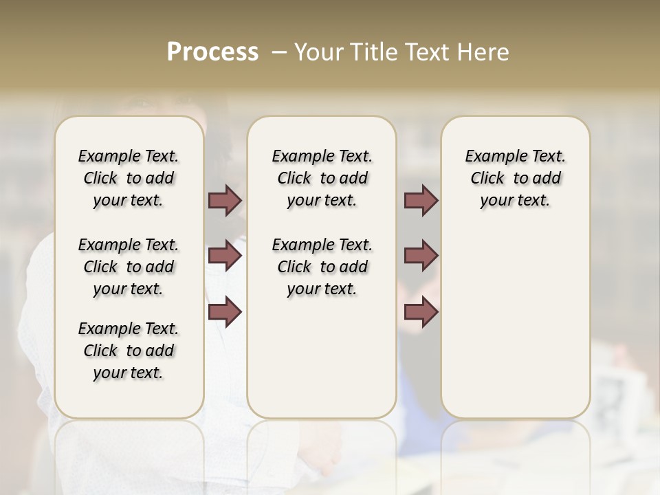 Work Arms Crossed Friendship PowerPoint Template