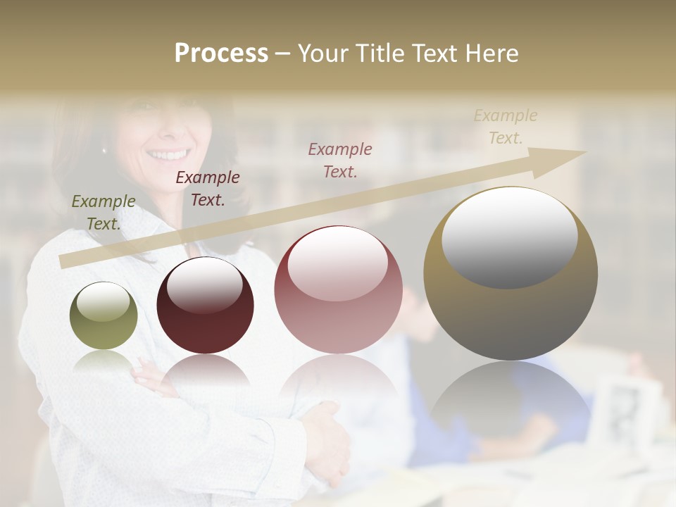 Work Arms Crossed Friendship PowerPoint Template