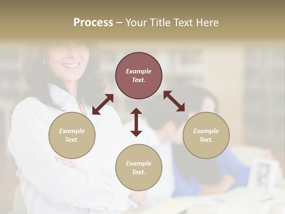 Work Arms Crossed Friendship PowerPoint Template