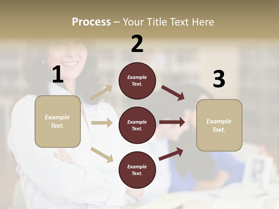 Work Arms Crossed Friendship PowerPoint Template