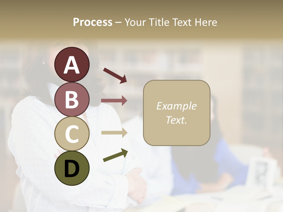 Work Arms Crossed Friendship PowerPoint Template