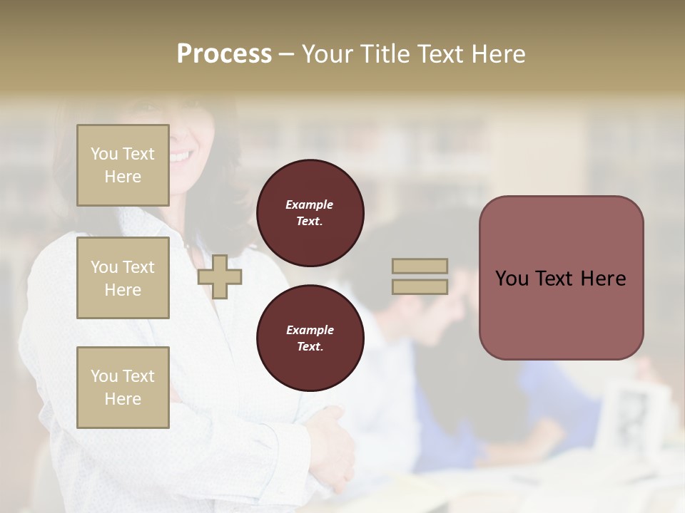 Work Arms Crossed Friendship PowerPoint Template