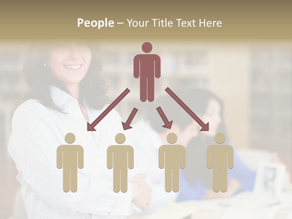 Work Arms Crossed Friendship PowerPoint Template