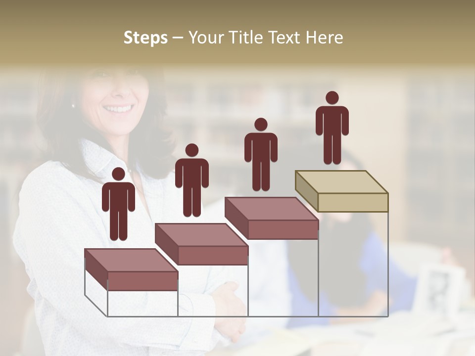 Work Arms Crossed Friendship PowerPoint Template