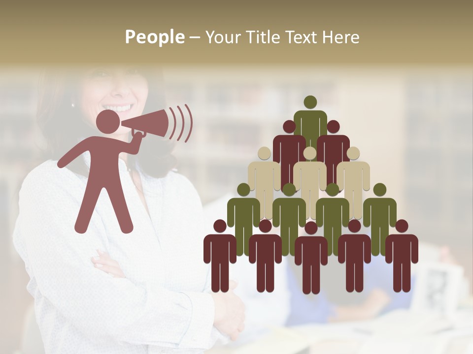 Work Arms Crossed Friendship PowerPoint Template