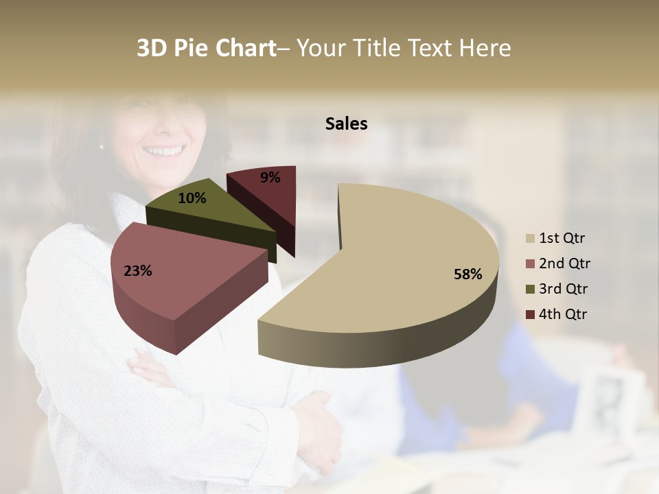Work Arms Crossed Friendship PowerPoint Template