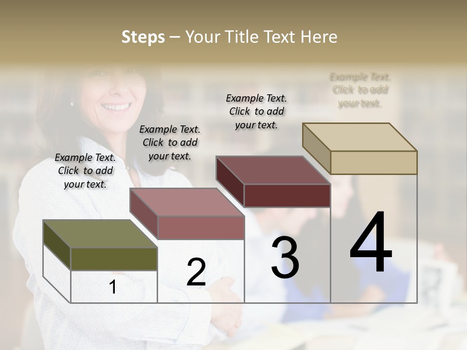 Work Arms Crossed Friendship PowerPoint Template