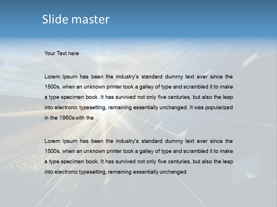 Summer Modern Business PowerPoint Template