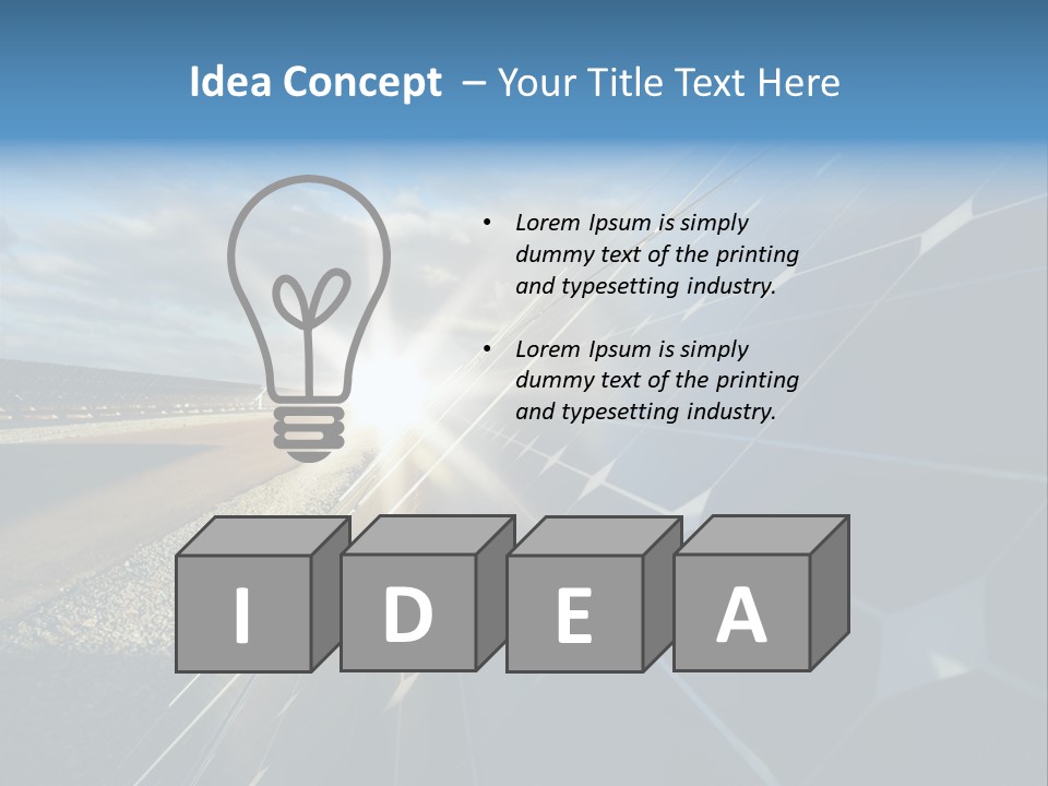 Summer Modern Business PowerPoint Template