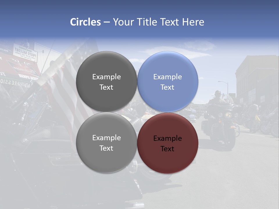 Motorcycle Rally Festival Sturgis PowerPoint Template