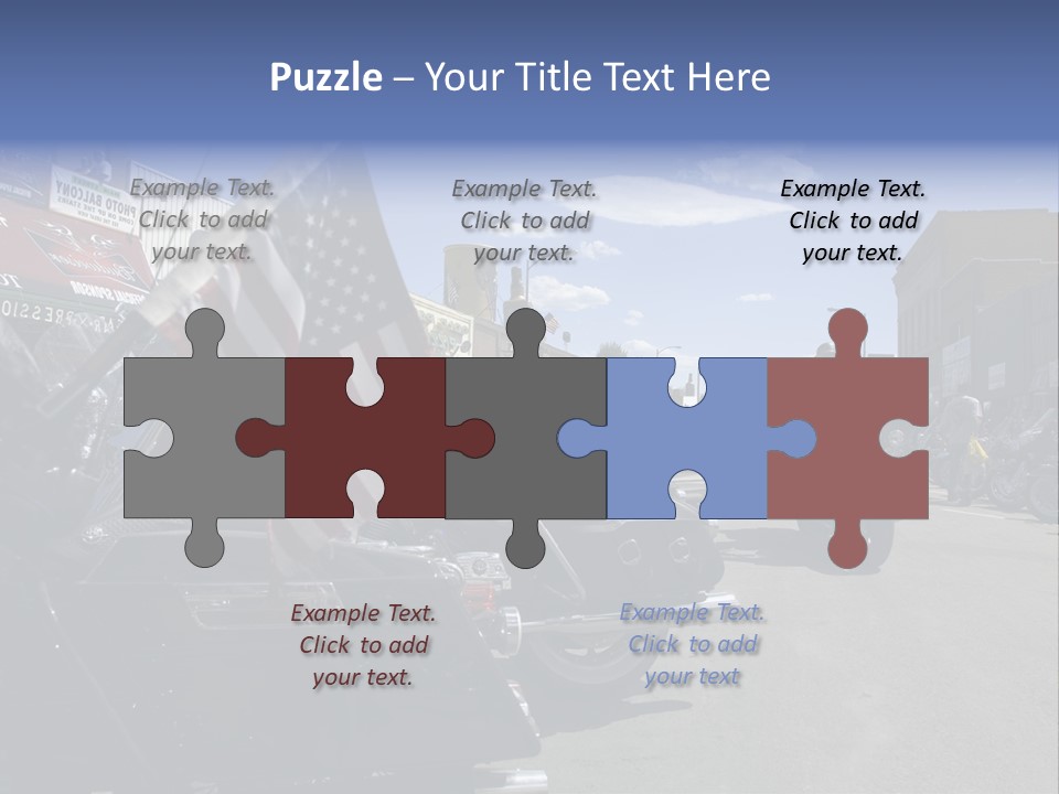 Motorcycle Rally Festival Sturgis PowerPoint Template