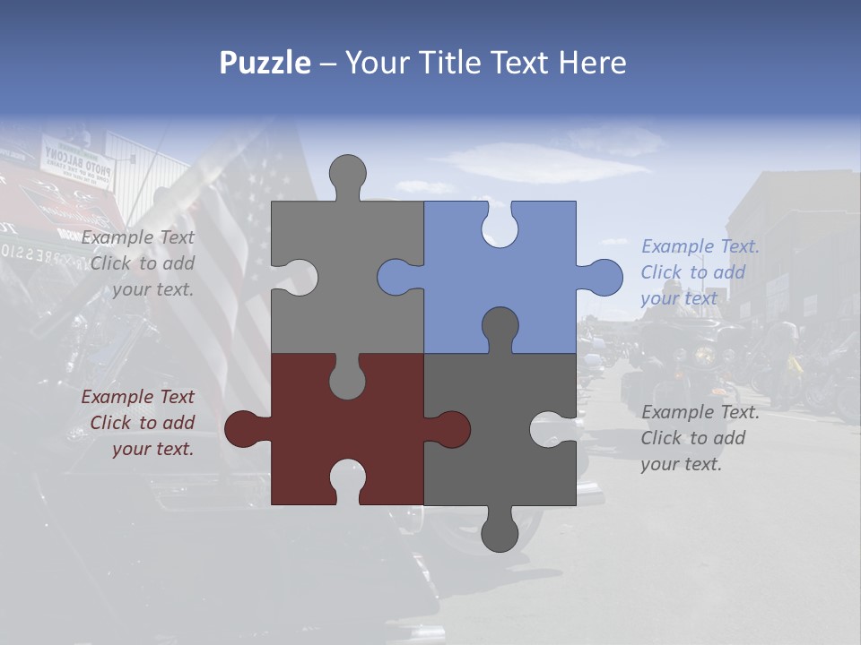 Motorcycle Rally Festival Sturgis PowerPoint Template