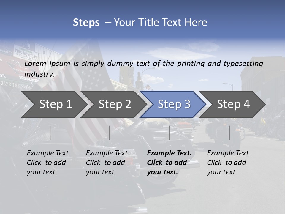 Motorcycle Rally Festival Sturgis PowerPoint Template