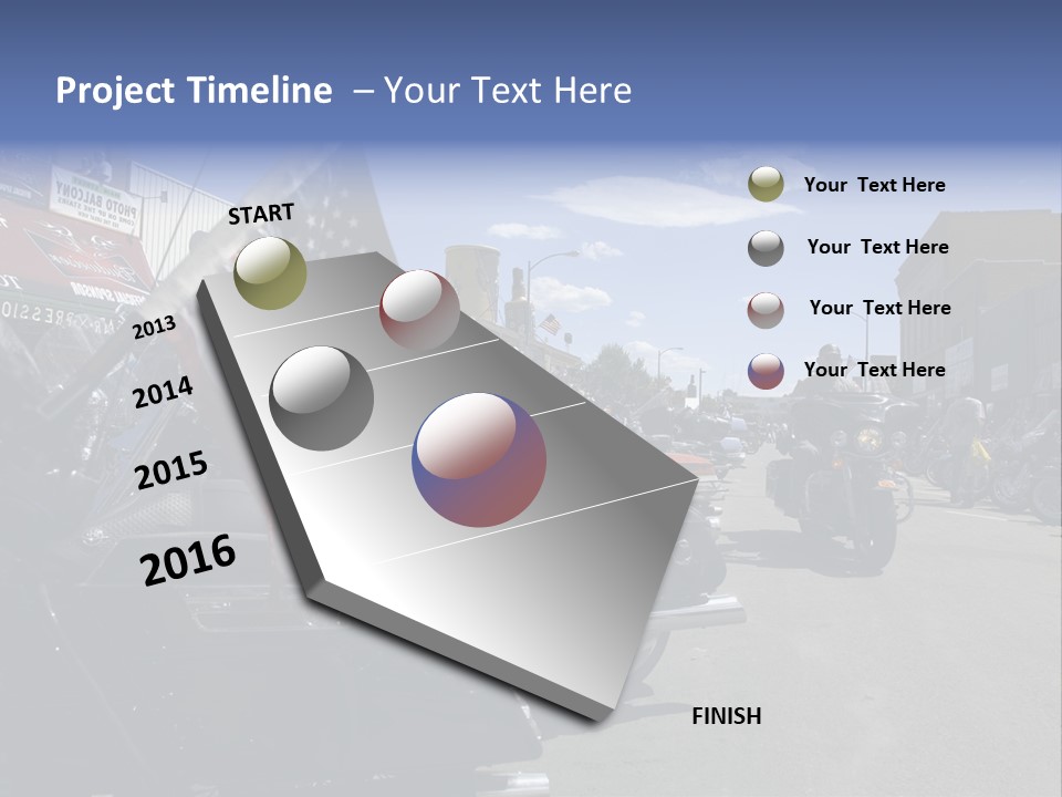 Motorcycle Rally Festival Sturgis PowerPoint Template