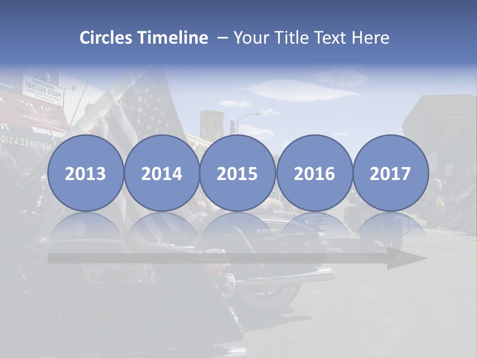 Motorcycle Rally Festival Sturgis PowerPoint Template