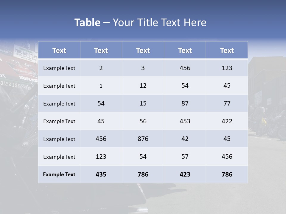 Motorcycle Rally Festival Sturgis PowerPoint Template