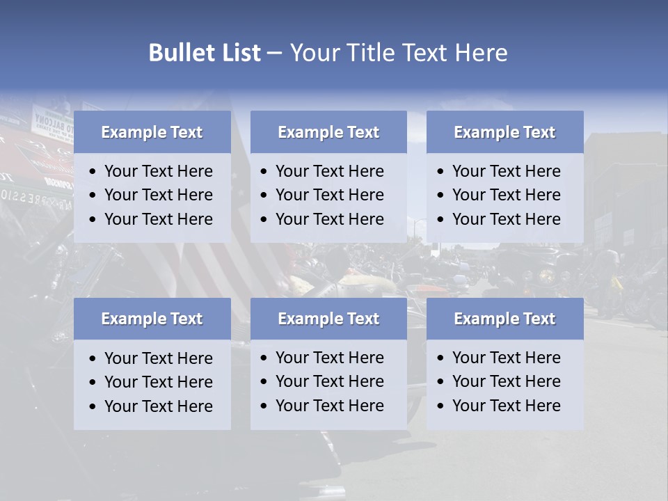 Motorcycle Rally Festival Sturgis PowerPoint Template