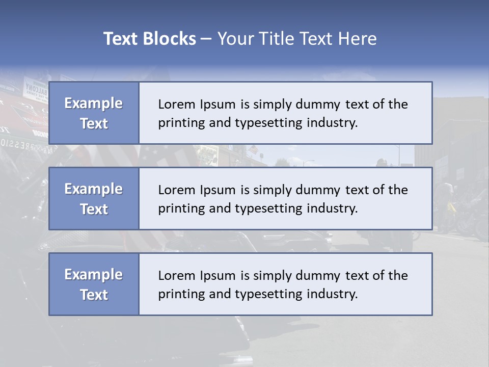 Motorcycle Rally Festival Sturgis PowerPoint Template