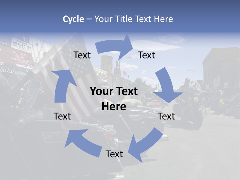 Motorcycle Rally Festival Sturgis PowerPoint Template
