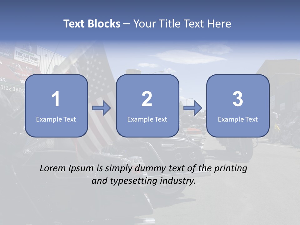 Motorcycle Rally Festival Sturgis PowerPoint Template