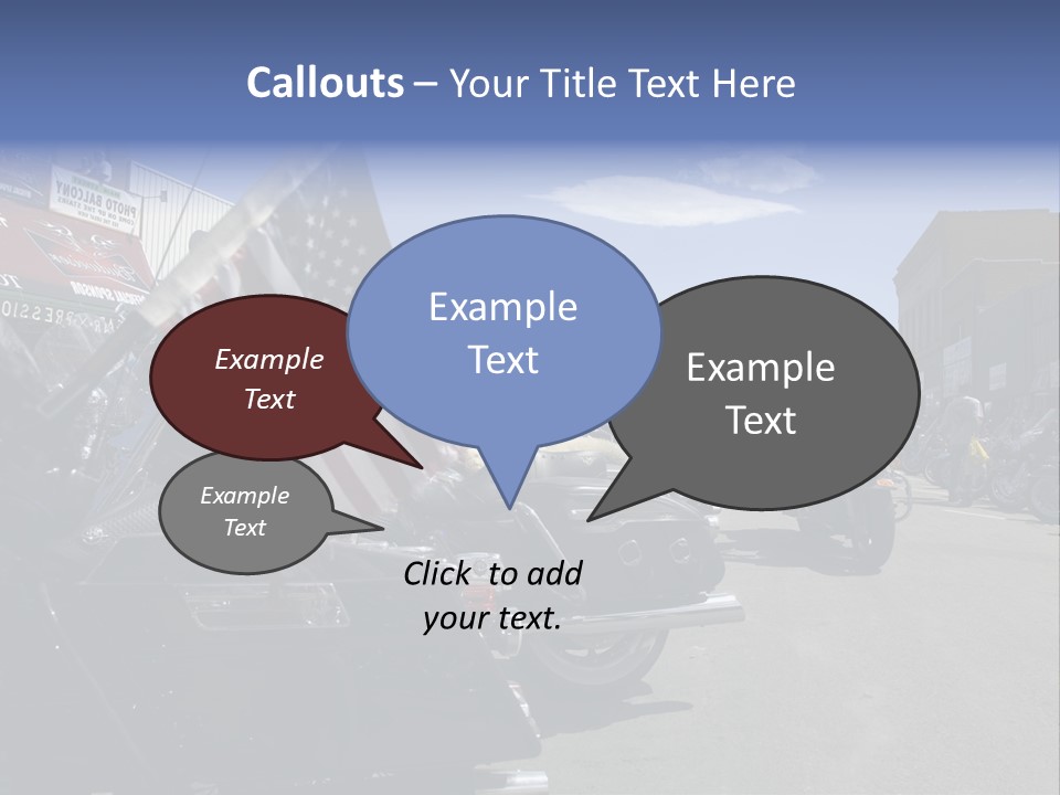 Motorcycle Rally Festival Sturgis PowerPoint Template